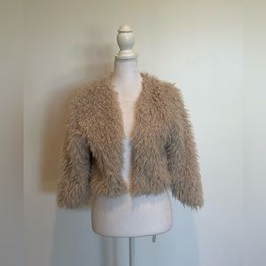 Leyendecker Faux Fur Jacket Size Small